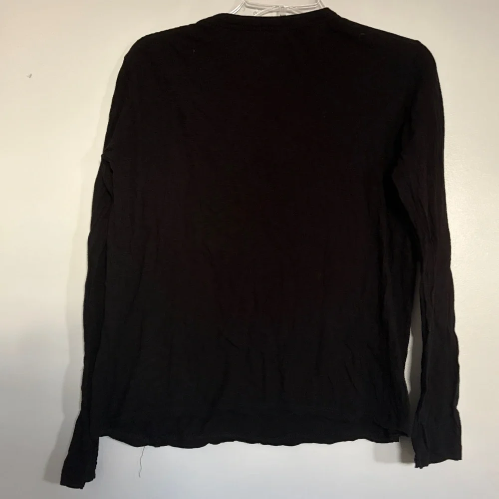 Proenza Schouler black Henley szL - Picture 2 of 7